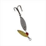 Lingurita rotativa pentru pescuit, Regal Fish, model 8030, 10 grame, culoare argintiu